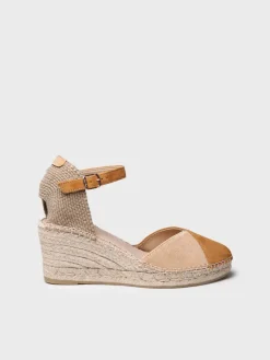 Femme Toni Pons BERAL - Espadrilles compensées pour femme et daim bicolore