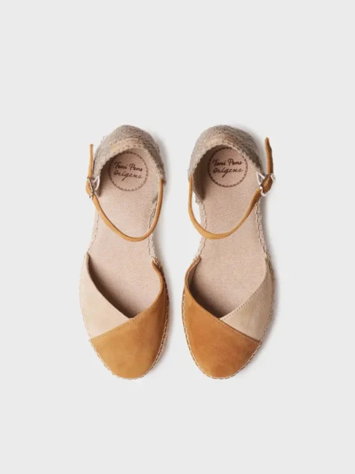 Femme Toni Pons BERAL - Espadrilles compensées pour femme et daim bicolore
