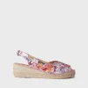 Femme Toni Pons BERNIA-PM - Espadrille à talon compensé et cuir pour femme