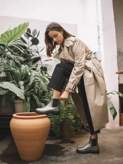 Femme Toni Pons CALGARY - Botte de pluie brillante argentée pour femme