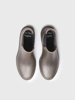 Femme Toni Pons CALGARY - Botte de pluie brillante argentée pour femme