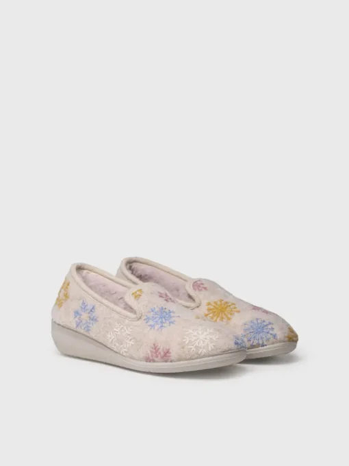 Femme Toni Pons CARME-CP - Chaussons pour femme avec détails brodés