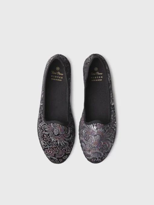 Femme Toni Pons CATIA - Ballerines et tissu jacquard velouté pour femme