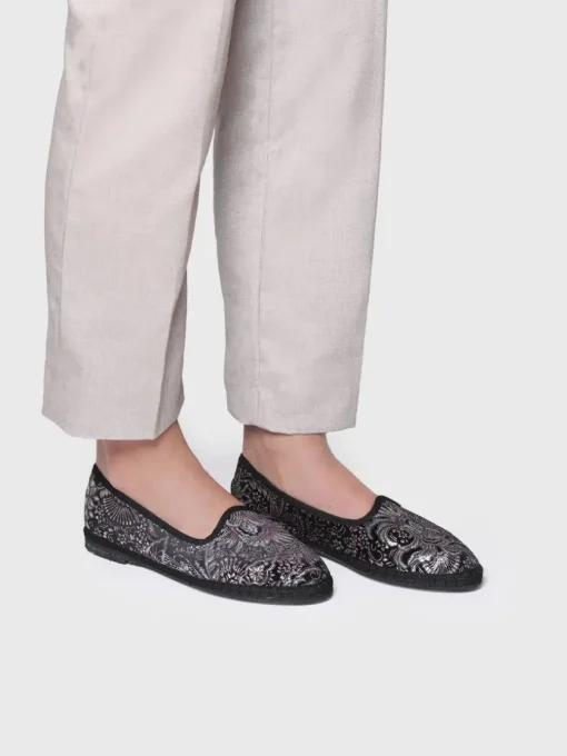 Femme Toni Pons CATIA - Ballerines et tissu jacquard velouté pour femme