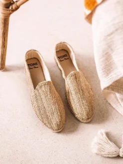 Homme Toni Pons DAMASC - Espadrilles fermées pour homme et raphia avec semelle en jute