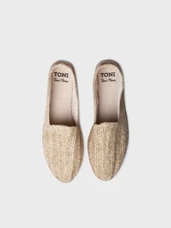 Homme Toni Pons DAMASC - Espadrilles fermées pour homme et raphia avec semelle en jute