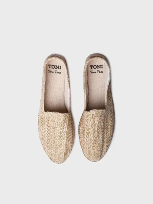Homme Toni Pons DAMASC - Espadrilles fermées pour homme et raphia avec semelle en jute