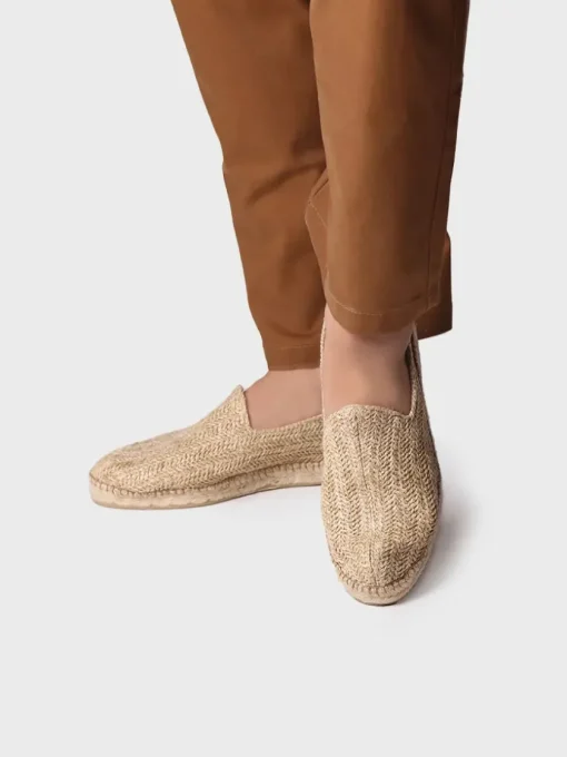 Homme Toni Pons DAMASC - Espadrilles fermées pour homme et raphia avec semelle en jute