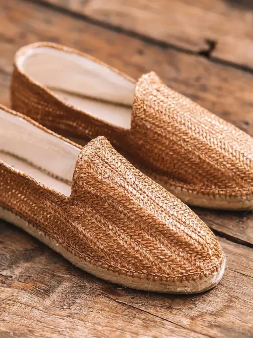 Homme Toni Pons DAMASC - Espadrilles fermées pour homme et raphia avec semelle en jute