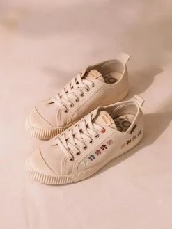 Femme Toni Pons GILDA-EA - Baskets basses pour femme et coton recyclé et broderie