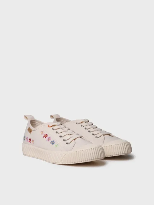 Femme Toni Pons GILDA-EA - Baskets basses pour femme et coton recyclé et broderie
