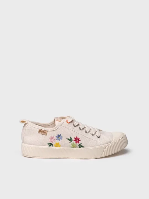 Femme Toni Pons GILDA-EJ - Baskets basses pour femme et coton recyclé et broderie