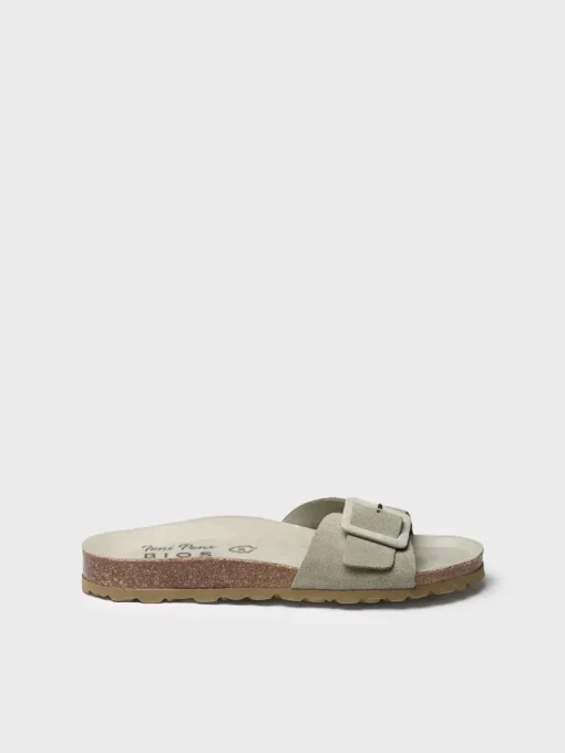 Femme Toni Pons GLIDE-QT - Sandales BIO pour femme avec boucle et semelle et liège