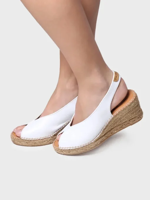 Femme Toni Pons LAILA-P - Espadrille peep toe à talon compensé