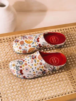 Femme Toni Pons MIMI-TJ - Chaussons type sabots pour femme et coton imprimé