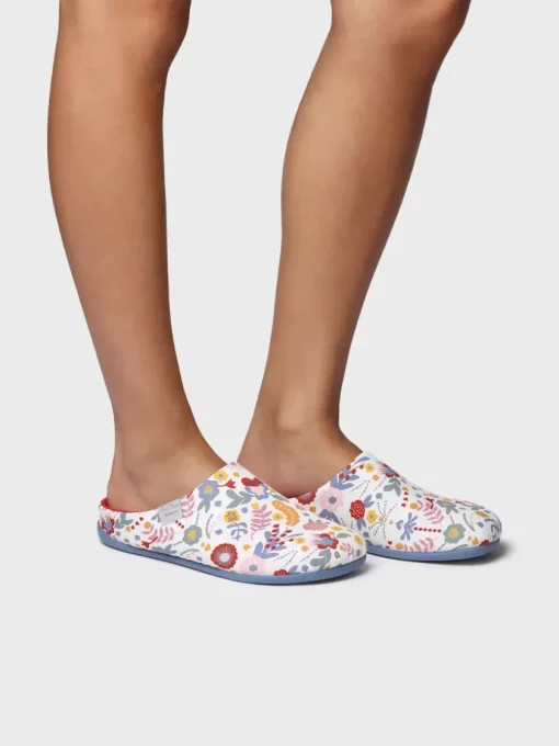 Femme Toni Pons MIMI-TJ - Chaussons type sabots pour femme et coton imprimé