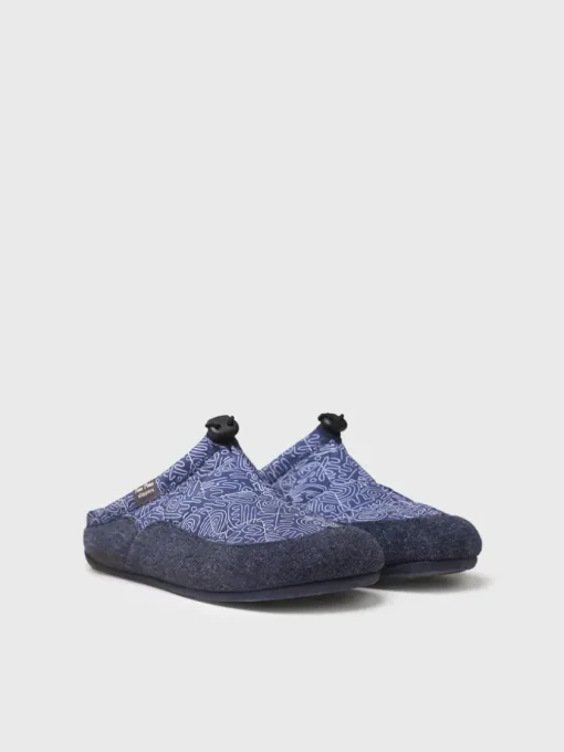 Homme Toni Pons NADIR-UM - Chausson pour homme et tissu matelassé et feutre