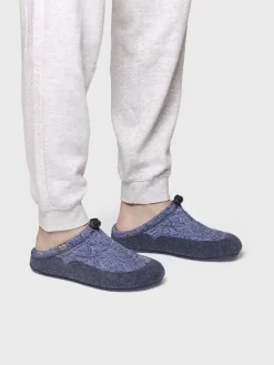 Homme Toni Pons NADIR-UM - Chausson pour homme et tissu matelassé et feutre