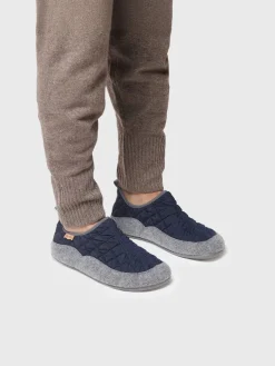 Homme Toni Pons NIL-UM - Chaussons pour homme et feutre et tissu matelassé