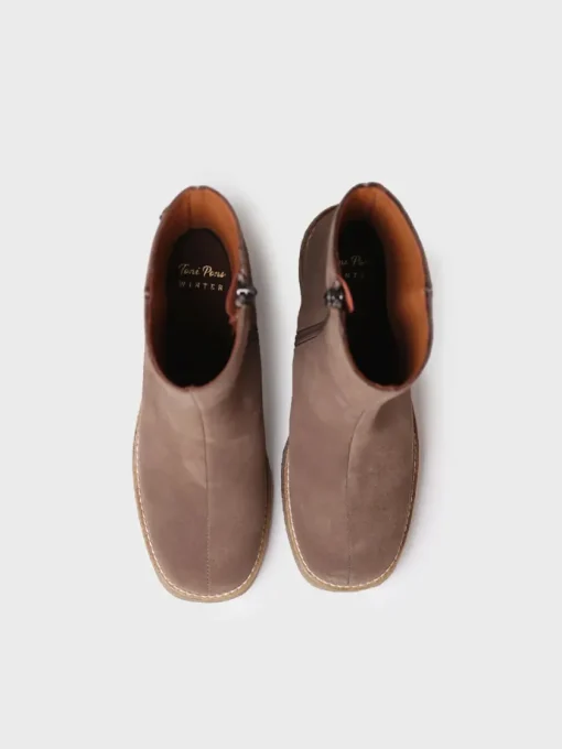 Femme Toni Pons PIANI-SY - Bottines à talon large pour femme et daim