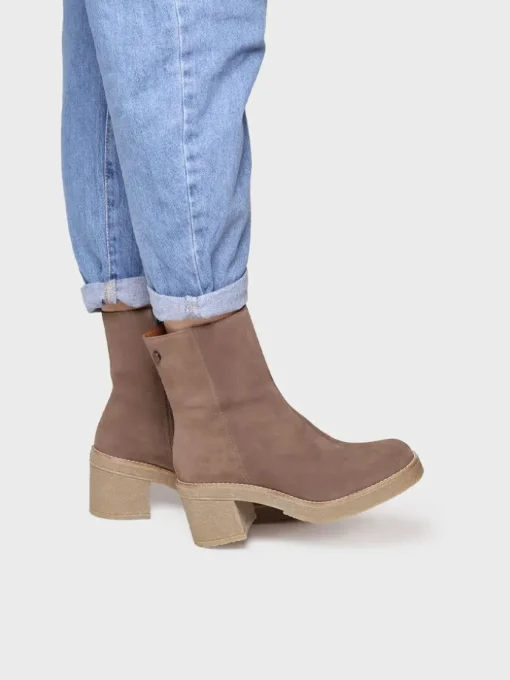 Femme Toni Pons PIANI-SY - Bottines à talon large pour femme et daim