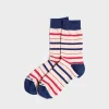 Homme Toni Pons QUEL-BR - Chaussettes unisexe et coton à rayures