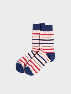 Homme Toni Pons QUEL-BR - Chaussettes unisexe et coton à rayures
