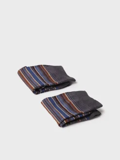 Homme Toni Pons QUEL-BR - Chaussettes unisexe et coton à rayures