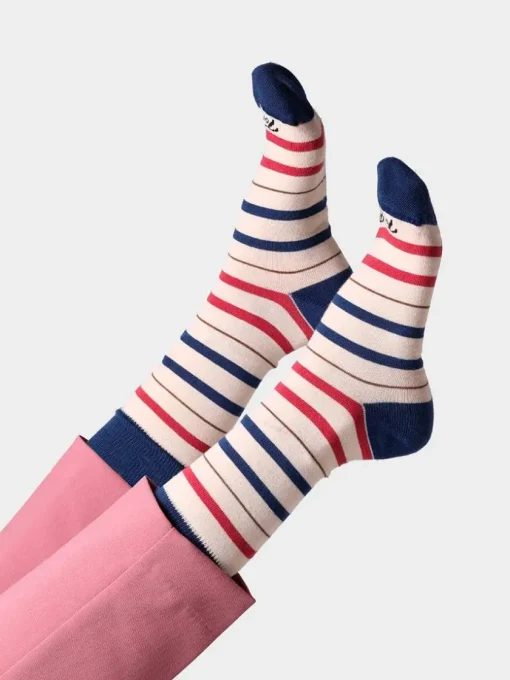 Homme Toni Pons QUEL-BR - Chaussettes unisexe et coton à rayures