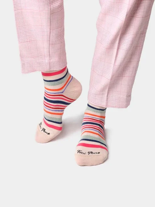 Homme Toni Pons QUEL-BR - Chaussettes unisexe et coton à rayures
