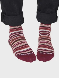 Homme Toni Pons QUEL-BR - Chaussettes unisexe et coton à rayures
