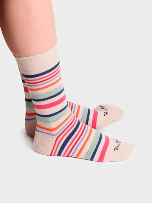 Homme Toni Pons QUEL-BR - Chaussettes unisexe et coton à rayures
