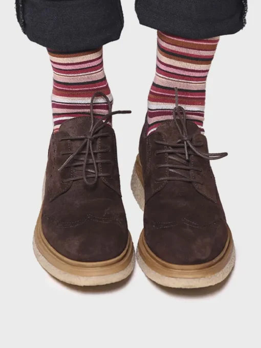 Homme Toni Pons QUEL-BR - Chaussettes unisexe et coton à rayures