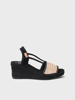 Femme Toni Pons SELVA-IP - Espadrilles pour femme et tissu tressé avec semelle compensée teintée