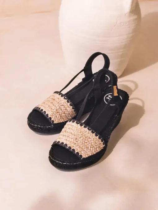 Femme Toni Pons SELVA-IP - Espadrilles pour femme et tissu tressé avec semelle compensée teintée