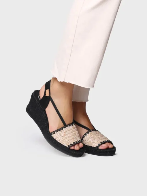 Femme Toni Pons SELVA-IP - Espadrilles pour femme et tissu tressé avec semelle compensée teintée