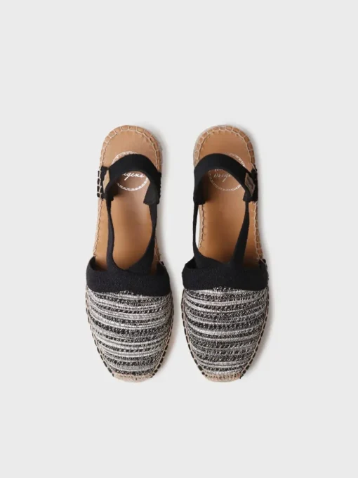 Femme Toni Pons TERRA-CL - Espadrille à talon compensé moyen en tissu multicolore à finition brillante