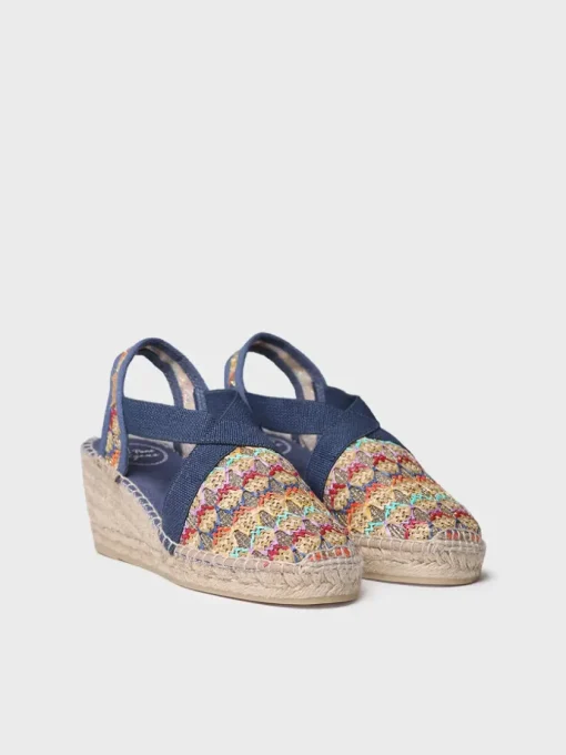Femme Toni Pons TERRA-TT - Espadrilles compensées vegan pour femme et tissu