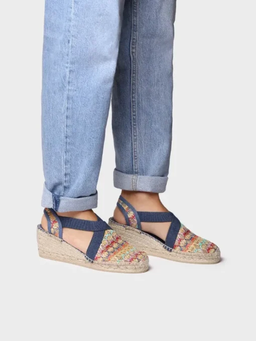 Femme Toni Pons TERRA-TT - Espadrilles compensées vegan pour femme et tissu