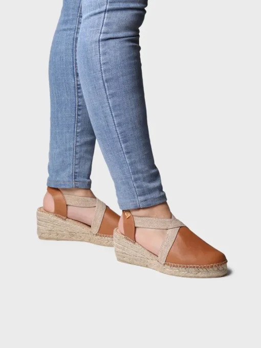 Femme Toni Pons TUNDRA - Espadrilles compensées et pour femme avec élastiques conçus pour un ajustement plus large